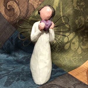 ⭐️EUC⭐️Willow Tree Susan Lordi “Angel of the Heart” Sculpture from 2000